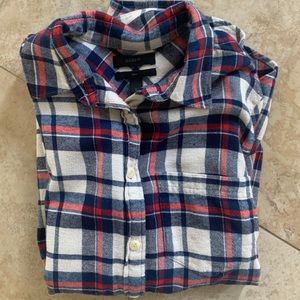 J.Crew Women’s Boy Flannel Size 2